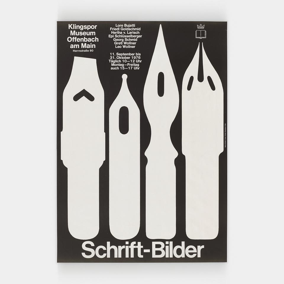 Schrift-Bilder (Georg Schmid) – Katherine Small Gallery