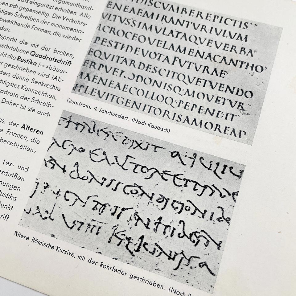 Schrift und Schreiben Korger タイポグラフィ Schriftschreiben für Setzer – Katherine Small Gallery