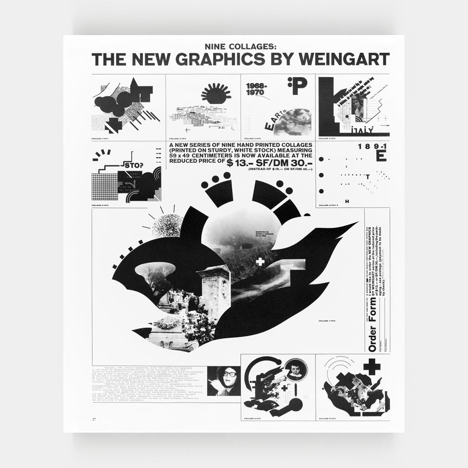 Nine Collages: The New Graphics by Weingart – Katherine Small Gallery