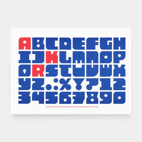 Quick Lazy Exhibit No. 1: Dutch Alphabets