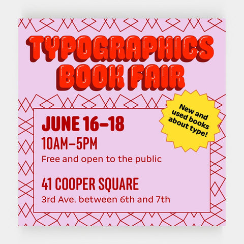 Typographics Book Fair 2023