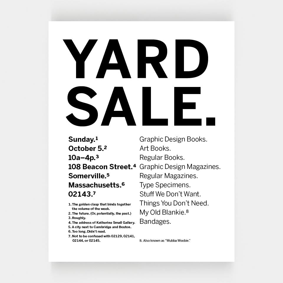 Yard Sale 2025