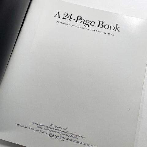 A 24-Page Book