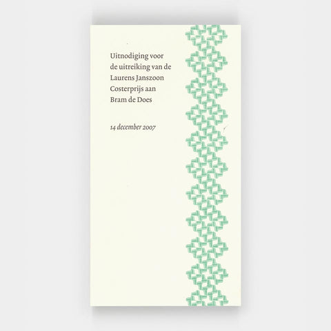 [3 items related to Bram de Does winning the Laurens Janszoon Coster Prize]