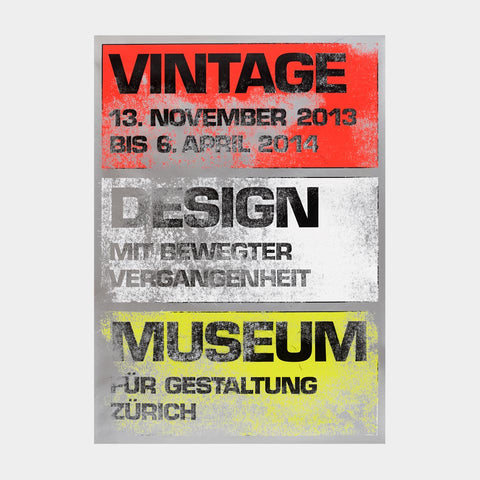 Vintage, Design mit bewegter Vergangenheit (Ralph Schraivogel)