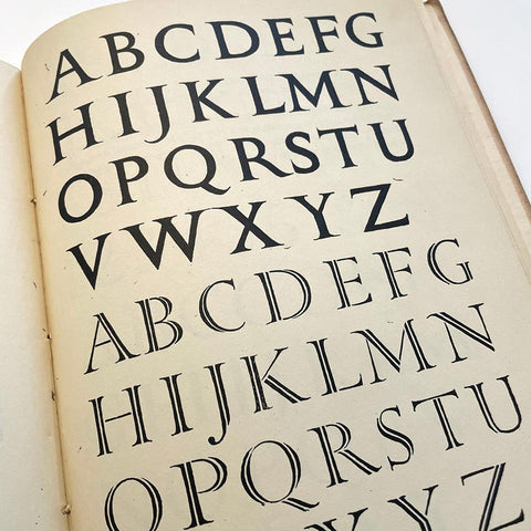 A Book of Lettering