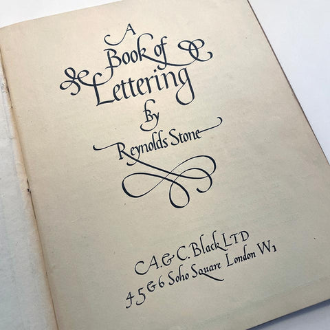 A Book of Lettering