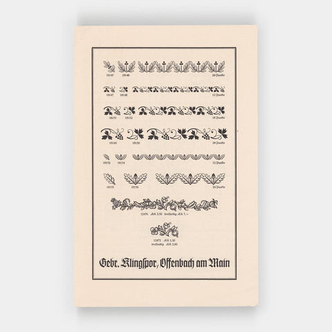 [a random Klingspor specimen]