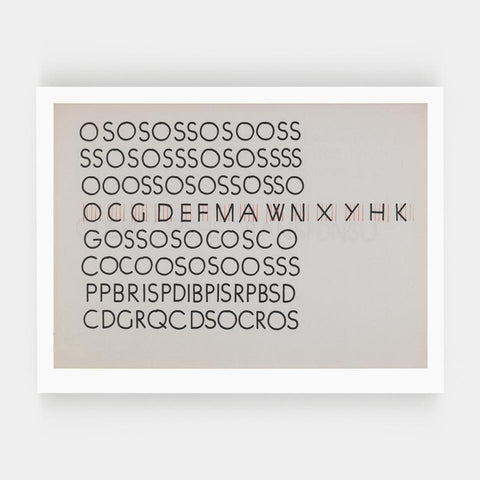 Grundkurs Typographie, HfG Ulm, Otl Aicher (Hans G. Conrad)