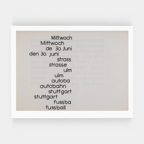 Grundkurs Typographie, HfG Ulm, Otl Aicher (Hans G. Conrad)