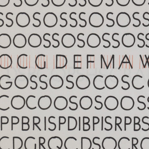 Grundkurs Typographie, HfG Ulm, Otl Aicher (Hans G. Conrad)