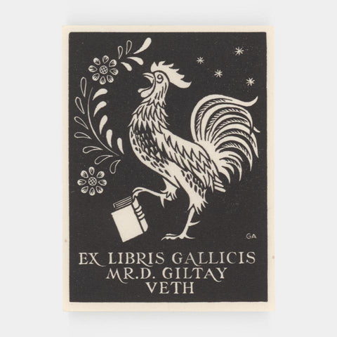 [22 bookplates by Alice Horodisch-Garman + 1 original drawing for a bookplate]