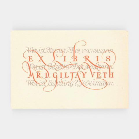 [22 bookplates by Alice Horodisch-Garman + 1 original drawing for a bookplate]