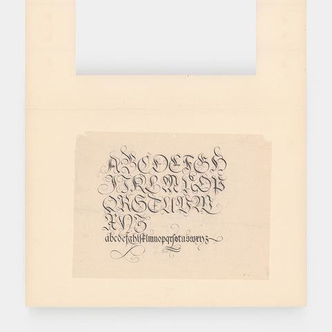 [a loopy old alphabet]