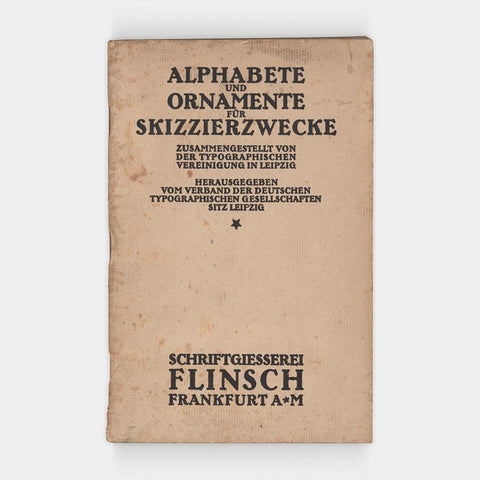 Alphabete und Ornamente für Skizzierzwecke