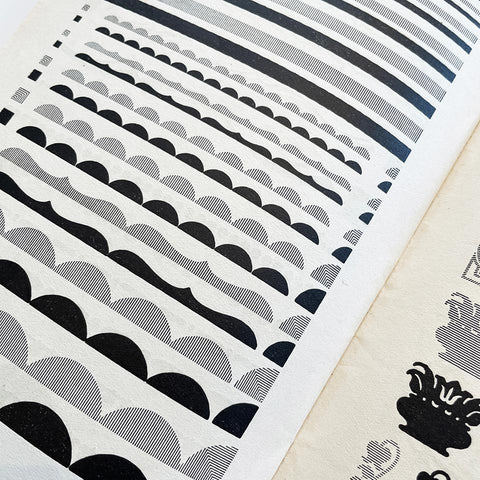 Alphabete und Ornamente für Skizzierzwecke