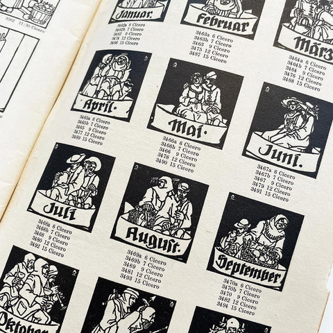 Alphabete und Ornamente für Skizzierzwecke