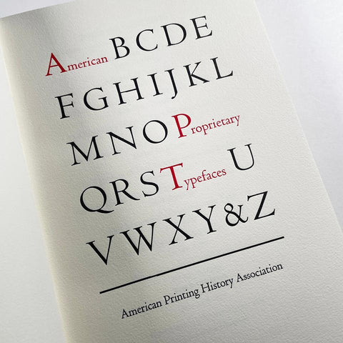 American Proprietary Typefaces