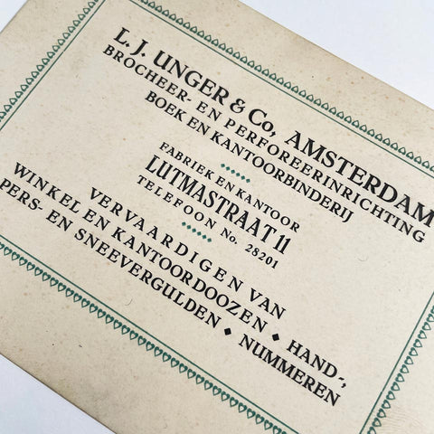 [Amsterdamsche Grafische School samples]