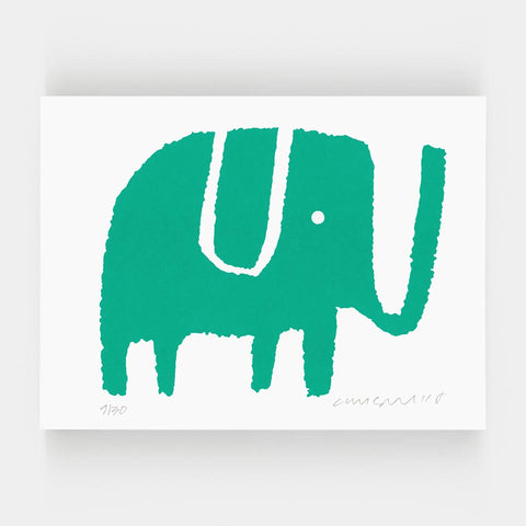 Cyrus Highsmith: Greenish Elephant (Alphabet Zoo)