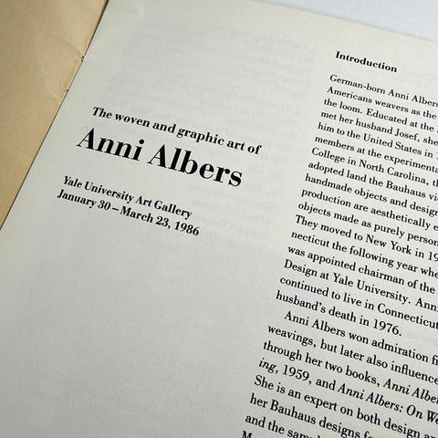 The Woven and Graphic Art of Anni Albers