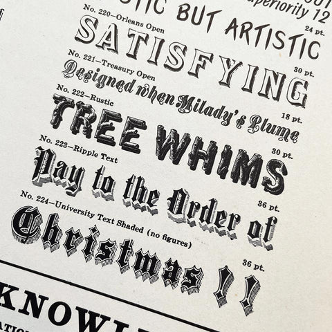 Modern Uses of Antique and Exotic Types