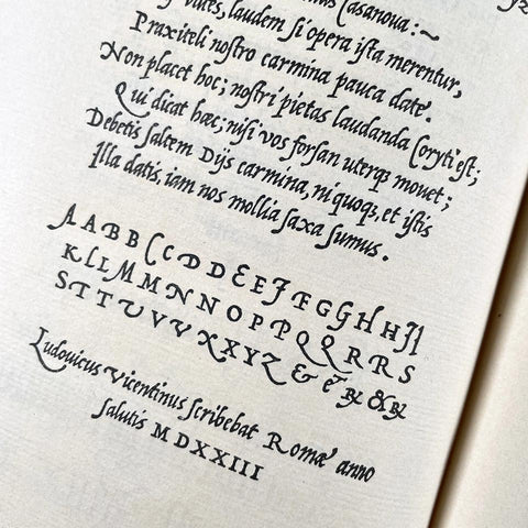 The Calligraphic Models of Ludovico Degli Arrighi surnamed Vicentino