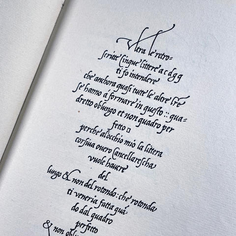 The Calligraphic Models of Ludovico Degli Arrighi surnamed Vicentino