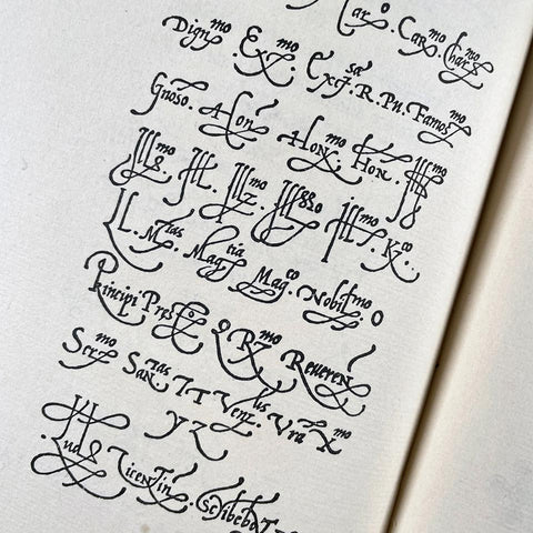 The Calligraphic Models of Ludovico Degli Arrighi surnamed Vicentino