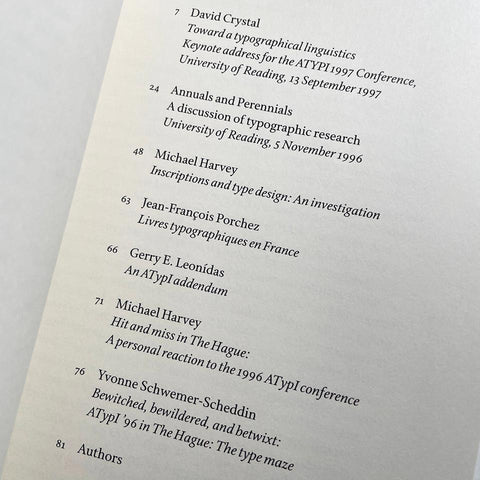 Type: A Journal of the Association Typographique International, Vol 2, No 1, 1998