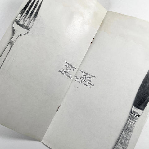 Awards Luncheon Menu (Onofrio Paccione)
