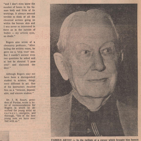 “Purdue Honors Famous Lafayette Designer” (Bruce Rogers)