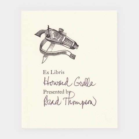 [2 signed gift bookplates from Bradbury Thompson]