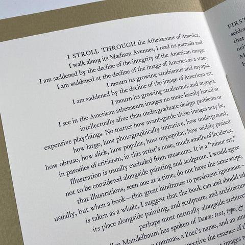 Remarks Made to the Society of Printers (Barry Moser)