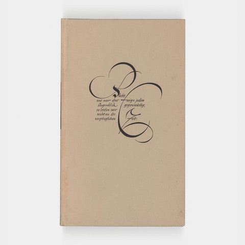 Beseelte Kalligraphie: In Memoriam Rudo Spemann