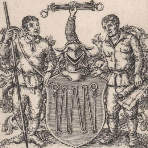 [a bookplate for Kurt W.J. Albrecht by Ottohans Baier]