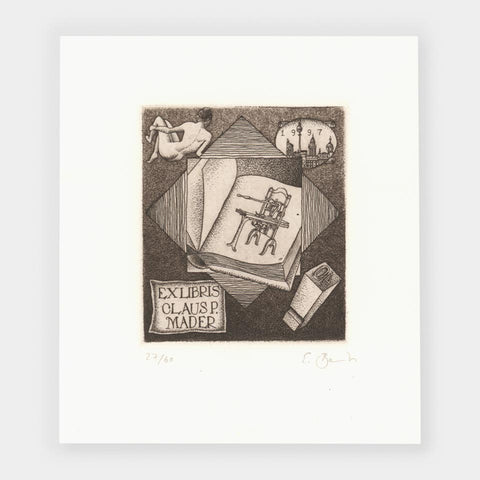Ex Libris Claus P. Mader (Erhard Beitz)