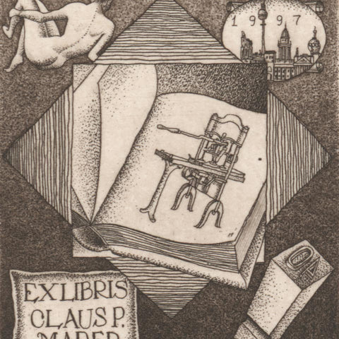 Ex Libris Claus P. Mader (Erhard Beitz)
