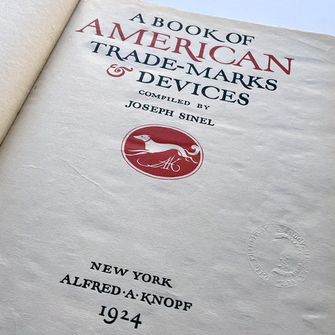 A Book of American Trade-Marks & Devices