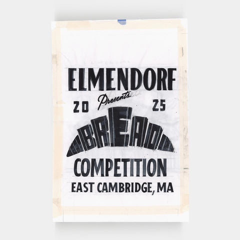 Bread Competition (poster and production materials by Kenji Nakayama)