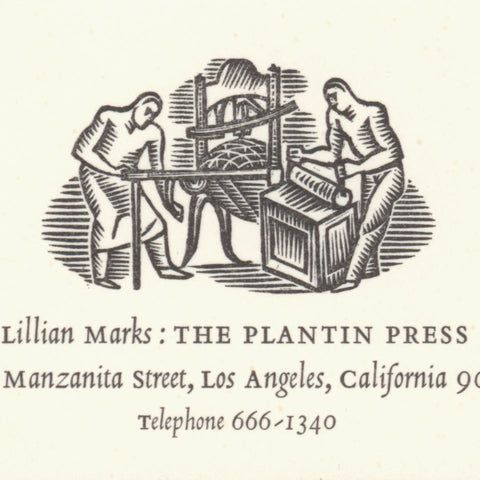 [Lillian Marks’s business card]