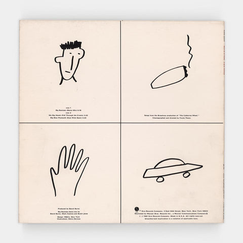David Byrne: 3 Big Songs album cover (M&Co + Maira Berman [Kalman])