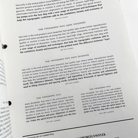 The CR Typebook
