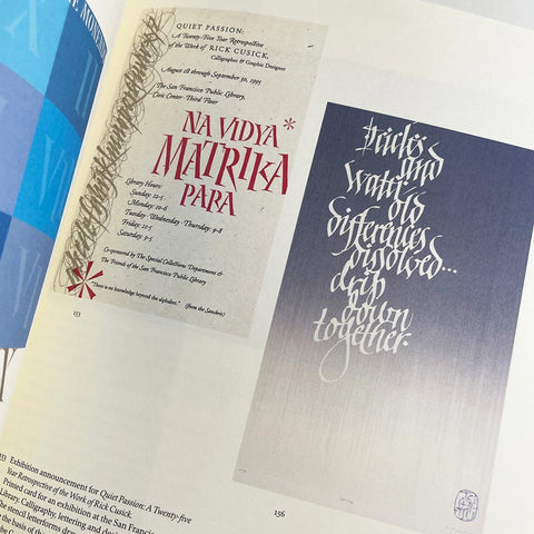 Calligraphic Type Design in the Digital Age: An Exhibition in Honor of the Contributions of Hermann and Gudrun Zapf