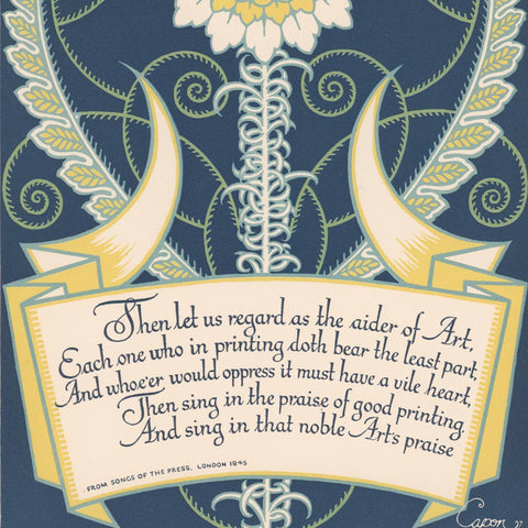 The let us regard as the Aider of Art . . . (Charles R. Capon)