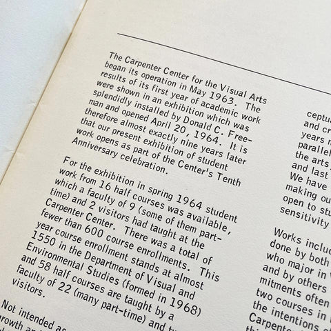 Tenth Anniversary: Carpenter Center for the Visual Arts