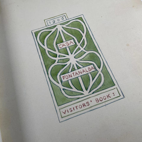 The Casa Fontanalba Visitors’ Book