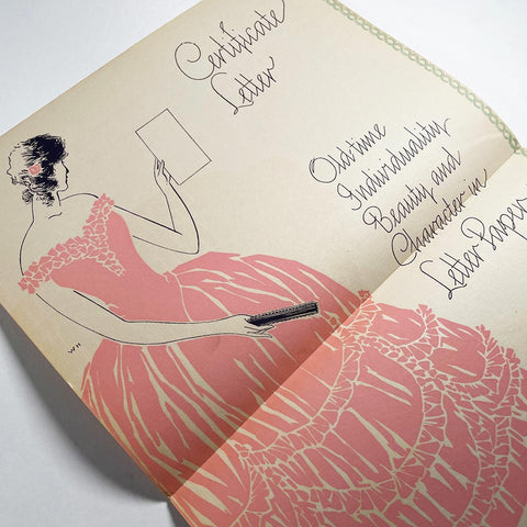 Old-time Dignity: Certificate Letter