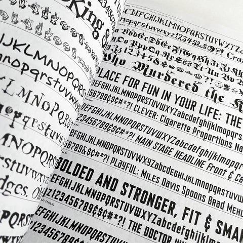 Chank fonts! (Catalogue # 25)