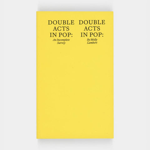 Double Acts in Pop (Commercial Type)
